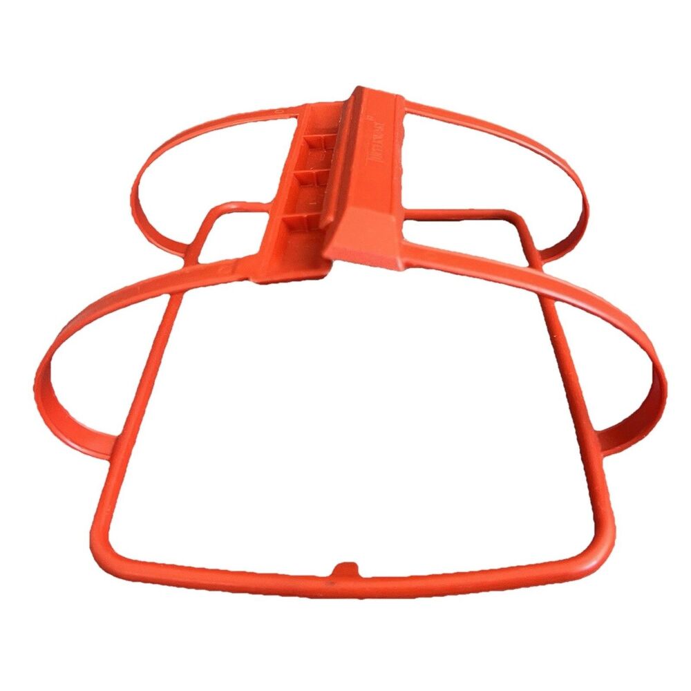Vintage Tupperware 1322 Red Carrier PAK-N-Carry Sto-n-Go Carrying Handle